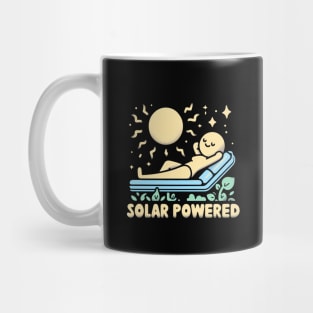 "Solar Powered" Funny Energy Mug